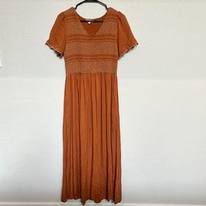 Baltic Born Leeds Smocked Maxi dress size L